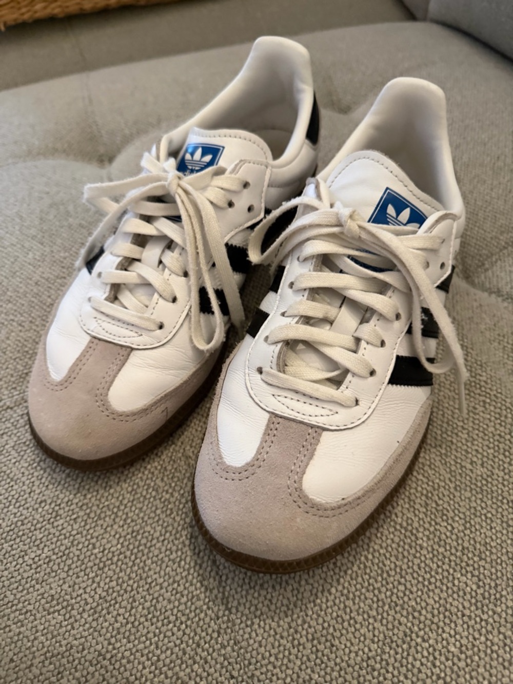 Adidas Samba OG Sneakers White Black Kids 5 / Women’s 6–6.5